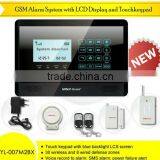 868MHZ Accept !!! OEM/ODM Gsm Home Security Alarm Systems With LCD Display (YL-007M2BX)
