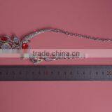 Bridal Phoenix Necklace and Earring Fashion Colorful Crystal Jewelry Set thumbnail-5