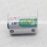 1/2AA ER14250 Li-SOCL2 3.6V Lithium Battery for Water Meter 1200mah