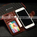 2016 Wholesale PU Leather Smart Phone Real Leather Phone Cover for Iphone 6 Wallet Case Quality Choice thumbnail-1