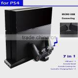 7-in-1 Compatible for Ps4 Console and Controller Charging Stand thumbnail-2