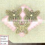 Wholesale Diy Jewelry Retro Manual Zinc Alloy Insect Butterfly Pendant thumbnail-2
