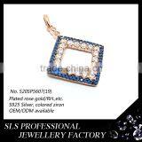 Italian Silver Jewelry Handmade in Guangzhou Customized Gold Plated Fashion Ladies Earring Set thumbnail-6