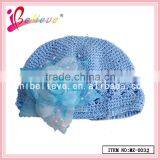 Fashion Baby Hat Wholesale Flower Patterned Knitted Hat for Child thumbnail-2