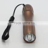 Promotion Gift AA Powered Slim Golden Flashlight thumbnail-6