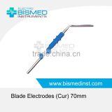Blade Electrodes (Cur) 70mm