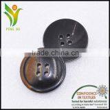 Burned Effect Real Cattle Horn Buttons for Suit Jacket