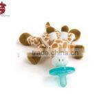 CHRISTMAS GIFT Novel Silicone Baby Soother, Dummies Children Pacifier Clips, Pacifier Holder