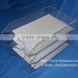 Clear acrylic file collator for office use