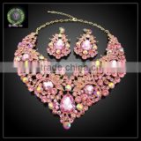 2016 New Arrival African Gold Plated Jewelry set which for Wedding jewelry set Match Clothes KHK871