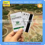 China manufacturer plastic pvc hotel magnetic key card