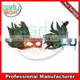 Purple Feather Masquerade Mask thumbnail-1