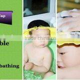 Hot Items Soft Adjustable Baby Kids Children Shampoo Bath Bathing Shower Cap Hat thumbnail-5