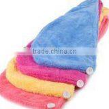 [LJ Towel] Fast Dryer Magic Turban Hair Drying Towel Cap Hat Microfibre For Bath Hair Dryer thumbnail-3