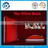 2015 New design PVC inflatable pillow notebook spiral binding