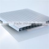 100% Virgin Grade A PC Resin 50 Micron UV Coating Polycarbonate Hollow Sheets Cheap Price Roofing Panels Clear