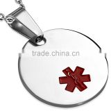 Low price medical dog tag pendant hot sales medical ID dog tag high quality medical dog tag