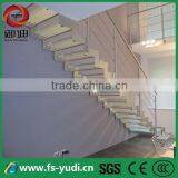 Steel Glass Straight Stairs, Steel Staircase, Glass Stair---YUDI thumbnail-6