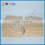 Custom Printed Flat Bottom Kraft Paper Bag, Square Bottom Kraft Paper Bag,eight Side Sealing Craft Paper Coffee Bag thumbnail-2