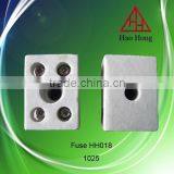 HAOHONG Ceramic Wire Terminal Block Heat Resistant 1025 10A 2 Wire 5 Holes