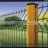 Blue Color PVC Coated Triangle Bending Guardrail Net in 2016
