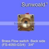DN20 G3/4" Heater Magnetic Water Brass Flow Switch Quality Choice thumbnail-3