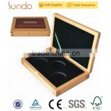 natural wood color simple design commemorative coin box
