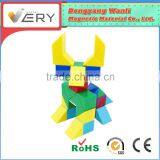 Fantasy Pre-school Learning Safe Magnetic Construction Building Block Wooden Blocks Toys For Children thumbnail-1