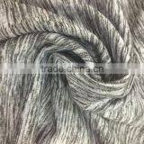 Polyester Spandex Four Way Stretch Jersey Fabric CD Cation Poly Heather Color Sport Wear Fabric Cation Spandex Jersey Fabric Supplier's Choice