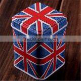 2015 Fashionable Rectangular Shaped Metal Tea Tin Box