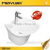 New design bathroom white ceramic wall hung basin