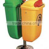 Double 50L HDPE Wastebins