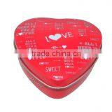 heart metal chocolate box