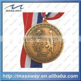 Wholesale 3D Custom Logo Zinc Alloy Square Gold Sport Medal thumbnail-2
