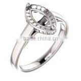 Solitaire With Accent Engagement Ring Mount111 thumbnail-1