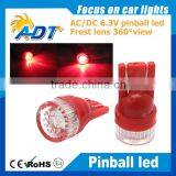 #555 DC/AC 6.3v 5630 SMD 2 Led Pinball Bulb