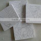 Line Printed Stretched Canvas