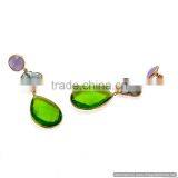 Wonderful Design High Quality Peridot Hydro Earrings, Silver Peridot Earring thumbnail-2
