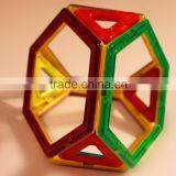 High Quality Plastic Polygon Kid's Construction Building Block Handmade Magnetic Toys thumbnail-2