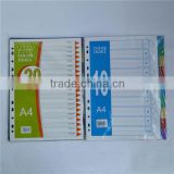 9 years no complaint customized plastic dividers