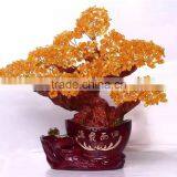 Natural Citrine Crystal Tree China Feng Shui Ornaments thumbnail-3
