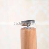 MDF Top Round Table With Wood Legs Cheap Dining Table thumbnail-2