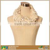 Womens Fashion Shimmer Faux Fur Neck Round Scarf Shawls