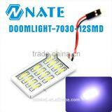12Volt Led Lights Factory Doom Light T10 7030 12Smd Car Lamps Lights