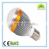 high quality ultra bright aluminum E14/E27 LED bulb lighting with competitive price