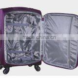 2016 NEW Fabric High Quality Fashion Design 3 Piece SoftTrolley Luggage Set thumbnail-5