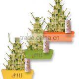 Tier Step Stair Lucky Bamboo Air Bonsai Tree Dracaena Sanderiana Indoor Ornamental Aquatic Plants Nursery Garden Decoration thumbnail-1