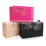 Custom Gold Hot Stamping Rose Gift Packaging Paper Bag thumbnail-1