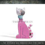 Ceramic Pink With White Pot Printing Cat Home Decoration thumbnail-1