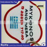 Promotional Embroidery Keychain/felt Keyring/ Fabric Key Tag/High Quality In Cheap Price thumbnail-3